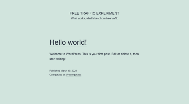 freetrafficexperiment.com