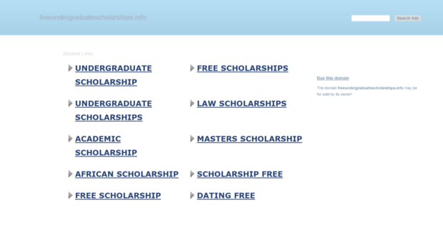 freeundergraduatescholarships.info