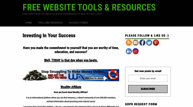 freewebsitetoolsandresources.siterubix.com