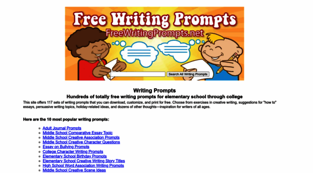 freewritingprompts.net