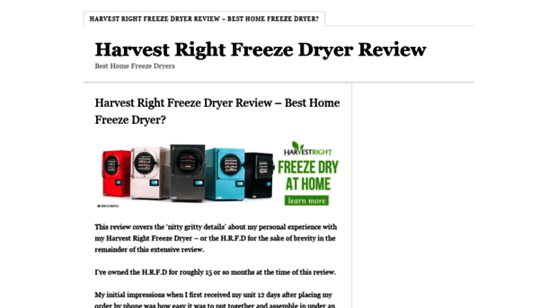 freezedryerreview.com