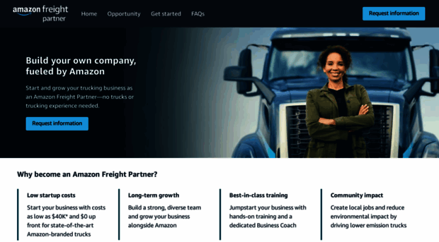 freightpartner.amazon.com - Become An Amazon Freight Partn... - Freight