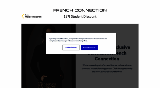 frenchconnection.studentbeans.com