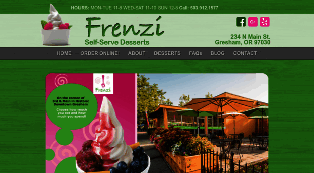 frenzifrozenyogurt.com