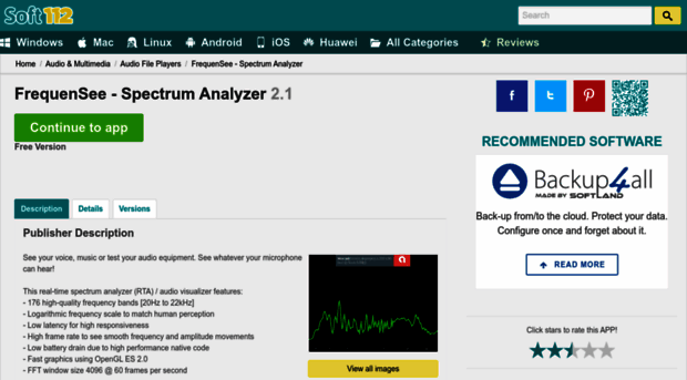 frequensee-spectrum-analyzer.soft112.com