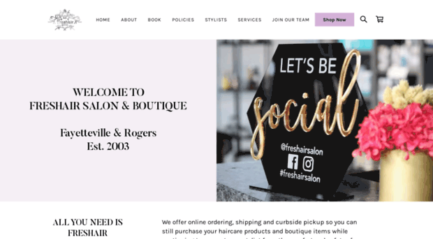 freshairsalon.com