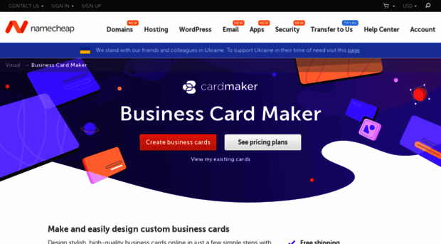 freshbusinesscards.com