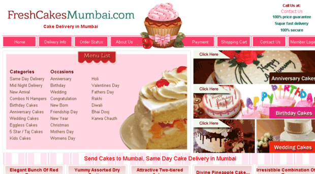 freshcakesmumbai.com