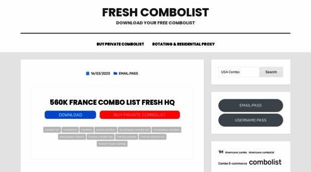 freshcombolist.com