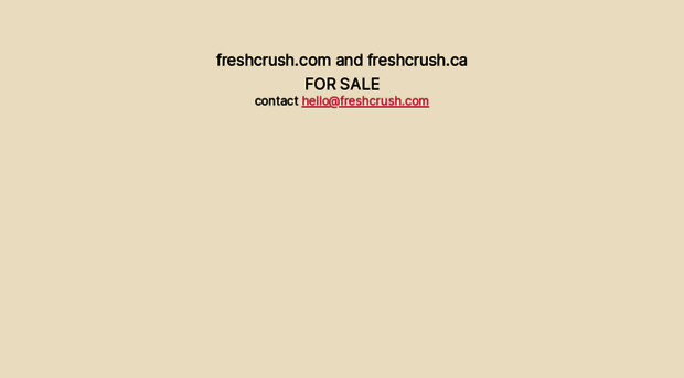freshcrush.com