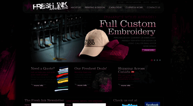 freshinkapparel.com