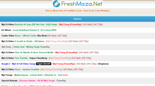 freshmaza hd video songs download
