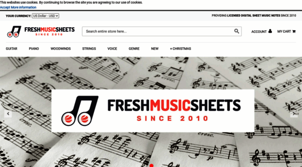 freshmusicsheets.com