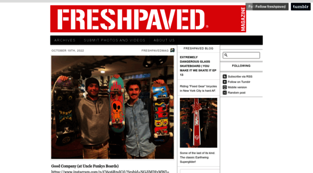 freshpavedmag.com