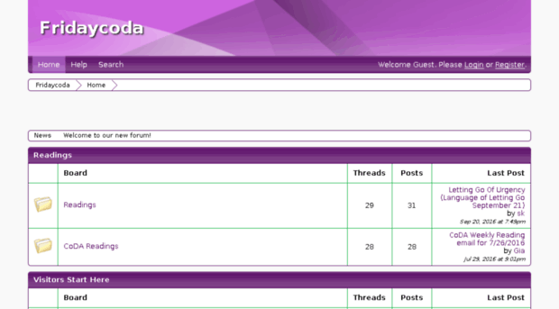 fridaycoda.freeforums.net
