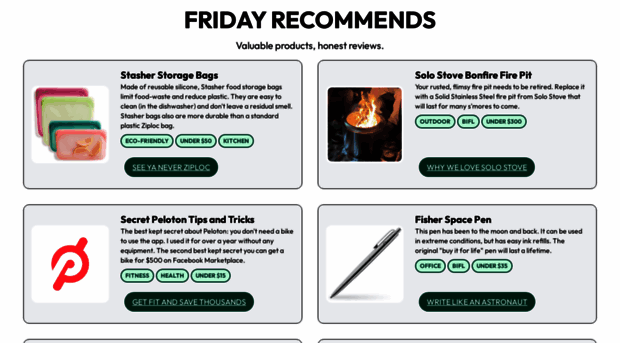 fridayrecommends.com