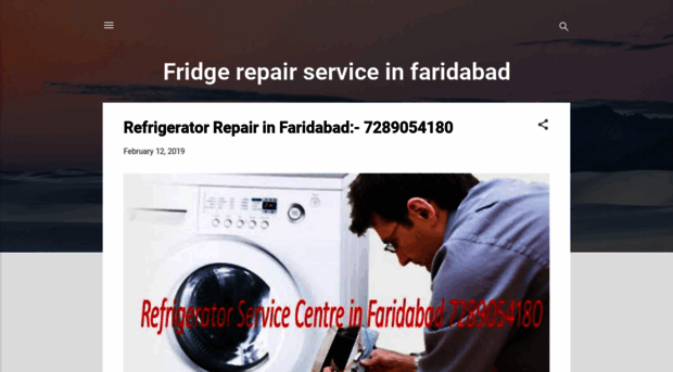 fridgerepairserviceinfaridabad.blogspot.com