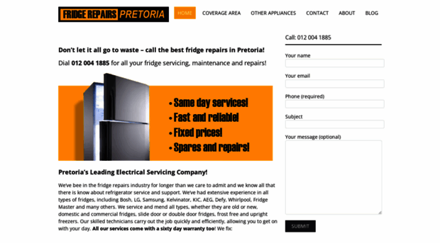 fridgerepairspretoria.com