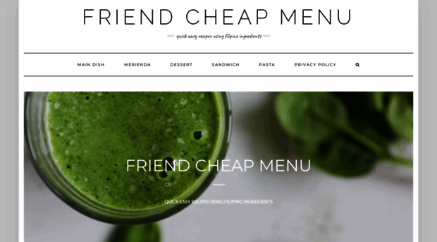 friendcheapmenu.com