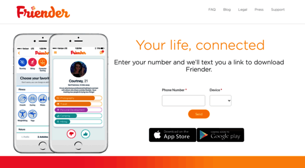 frienderapp.com