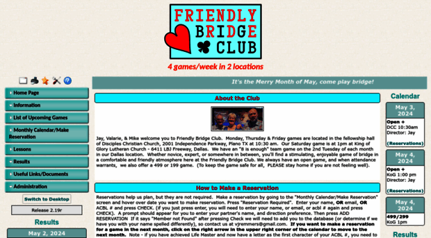friendlybridgeclub.org