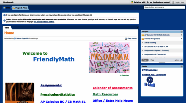 friendlymath.pbworks.com