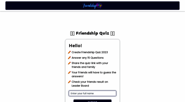 friendshipquiz.in