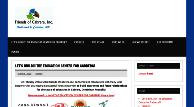 friendsofcabrera.org