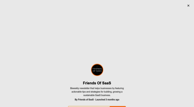 friendsofsaas.substack.com