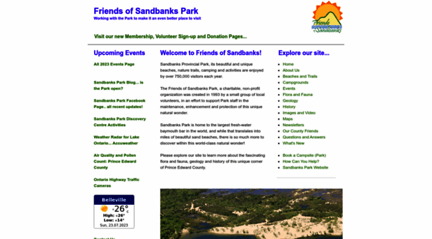 friendsofsandbanks.org