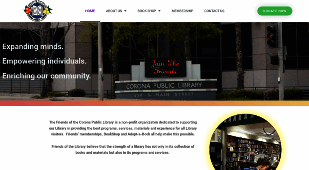 friendsofthecoronapubliclibrary.com