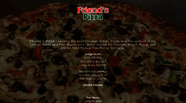 friendspizza.net