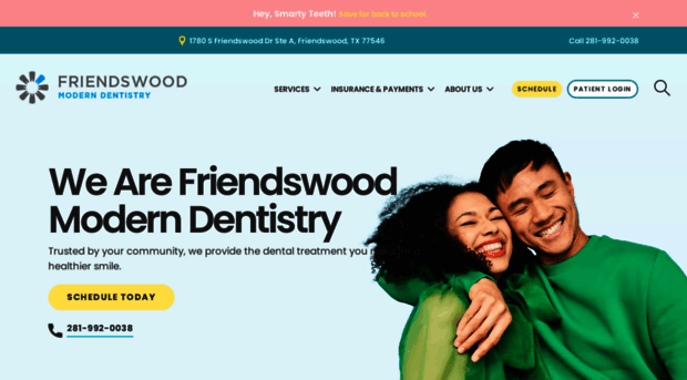 friendswoodmoderndentistry.com