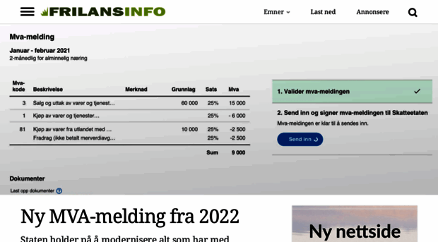 frilansinfo.no