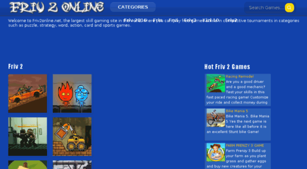 FRIV 2 - Free Online Games on Friv2Online