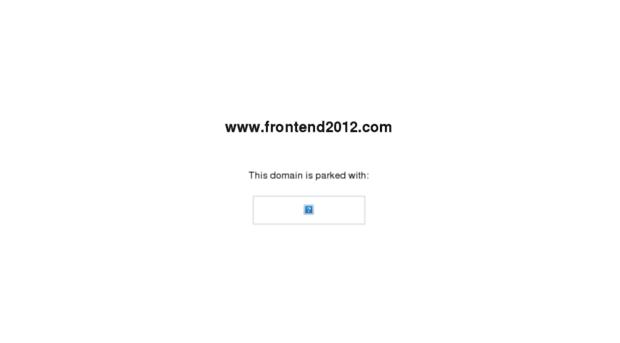 frontend2012.com