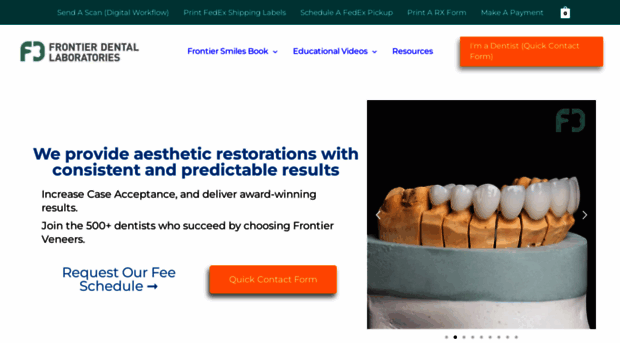 frontierdentallab.com