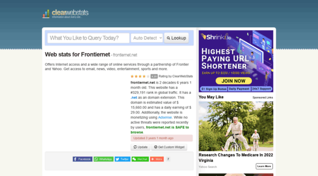 frontiernet.net.clearwebstats.com