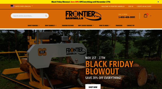 frontiersawmills.com