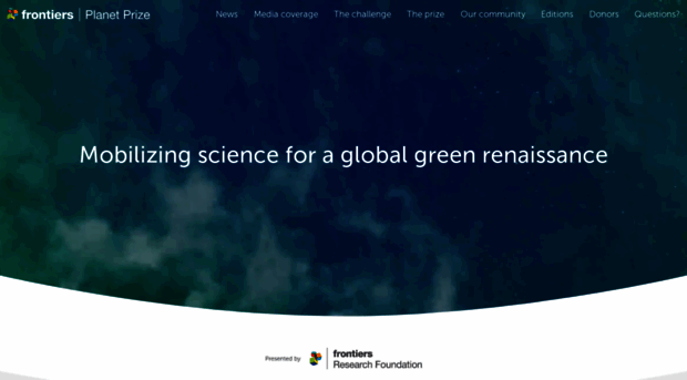frontiersplanetprize.org