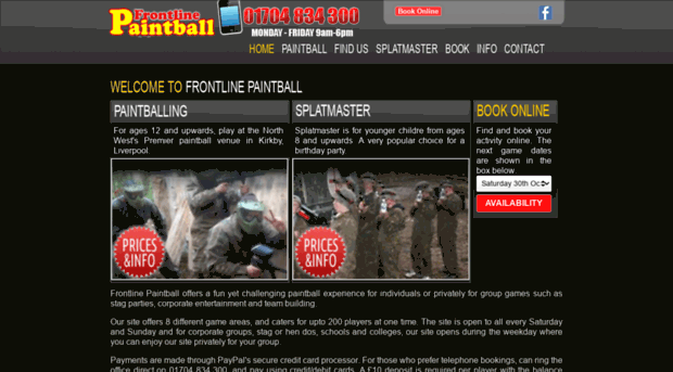 frontlinepaintball.co.uk