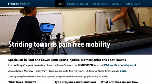 frontlinepodiatry.co.uk