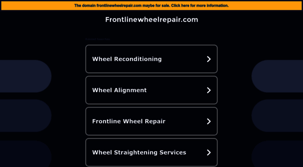 frontlinewheelrepair.com