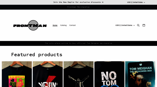 frontmanmerchandise.com