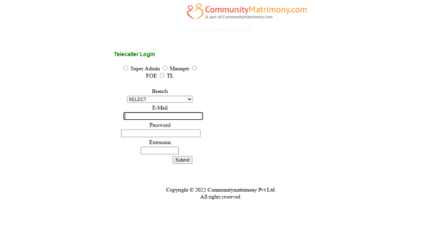 frontoffice.communitymatrimony.com