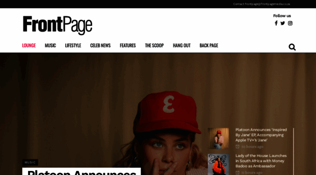 frontpage.co.za