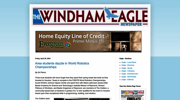 frontpage.thewindhameagle.com