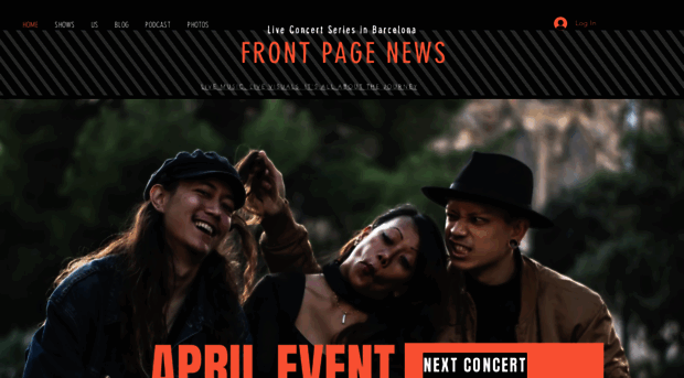 frontpagenewsmusic.com