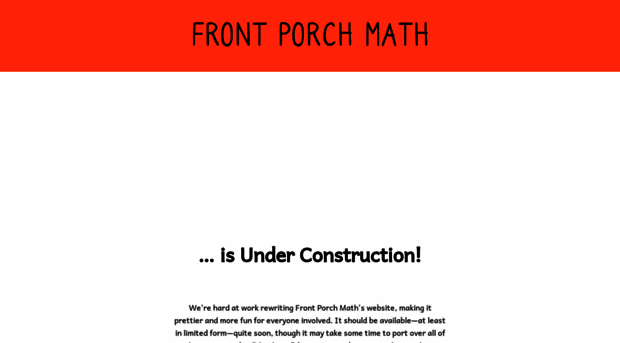 frontporchmath.com