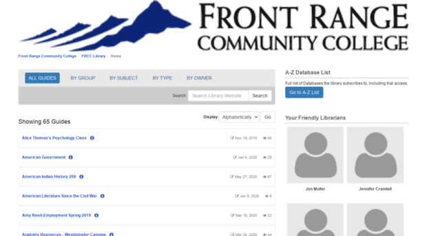 frontrange.libguides.com
